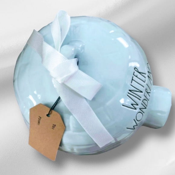 NEW Rae Dunn ceramic WINTER WONDERLAND Igloo Birdhouse - Picture 2 of 4